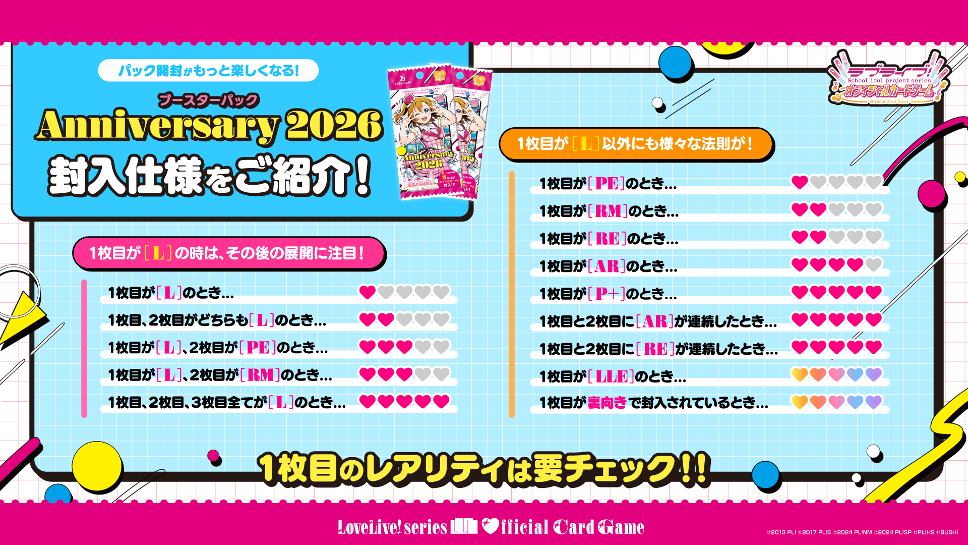 ブースターパック Anniversary 2026 | Products(商品情報) | ラブ